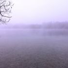 Herbstnebel am See