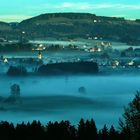 Herbstnebel im Allgäu