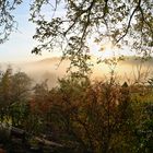 Herbstnebel im Kochertal