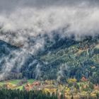 Herbstnebel in der Steiermark