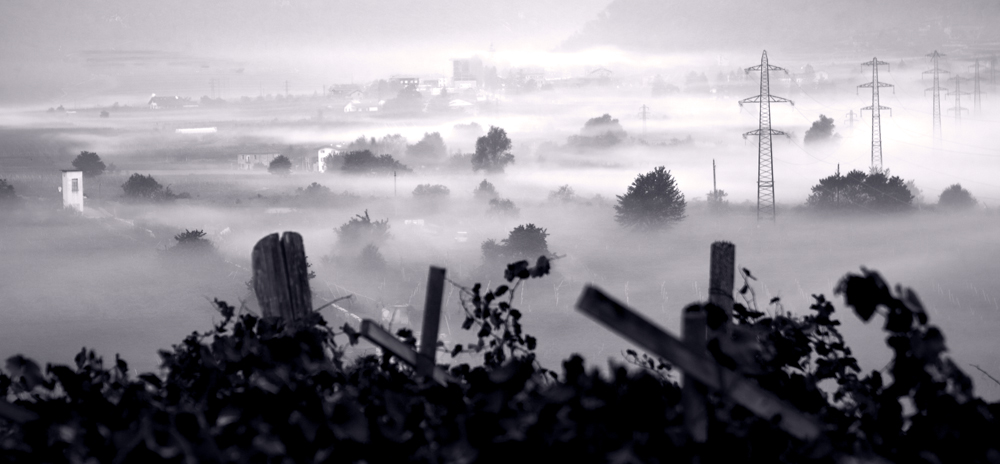 Herbstnebel in Mori