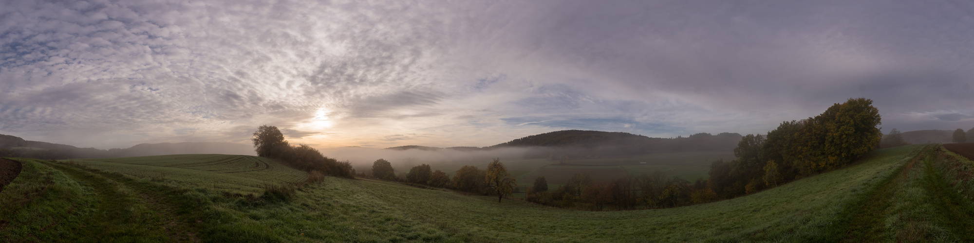 Herbstnebel Pano 