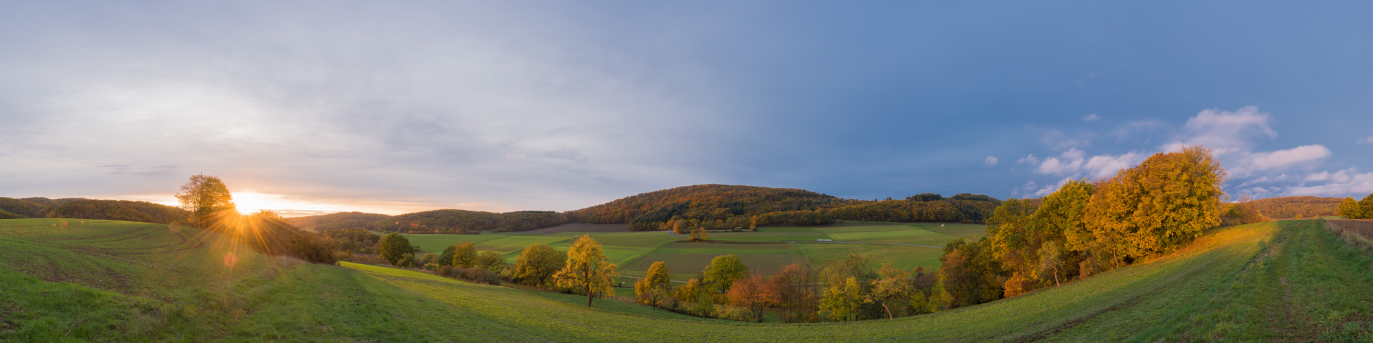 Herbstpano am Morgen 