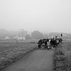 Herbstprozession - Rückweg