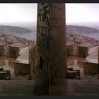 Herbstregen über Burg und Stadt Hvar, Dalmatien