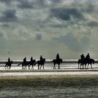 Herbstritt am Strand