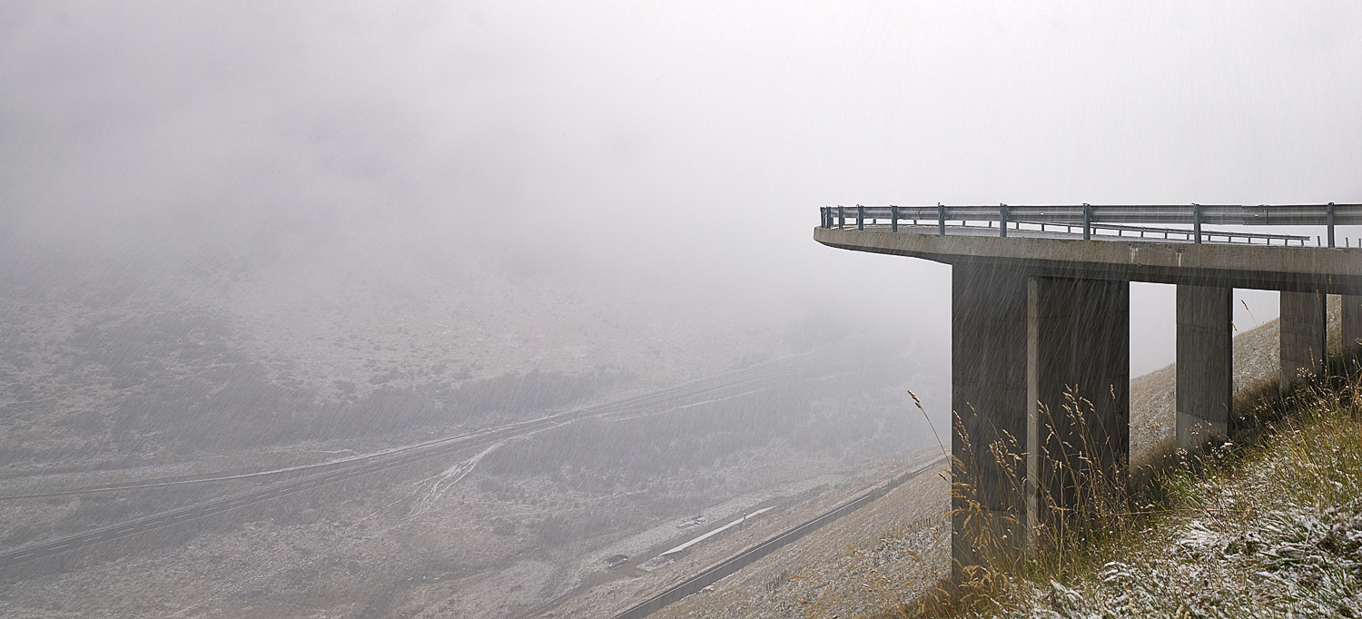 Herbstschnee Furkapass - Schweiz