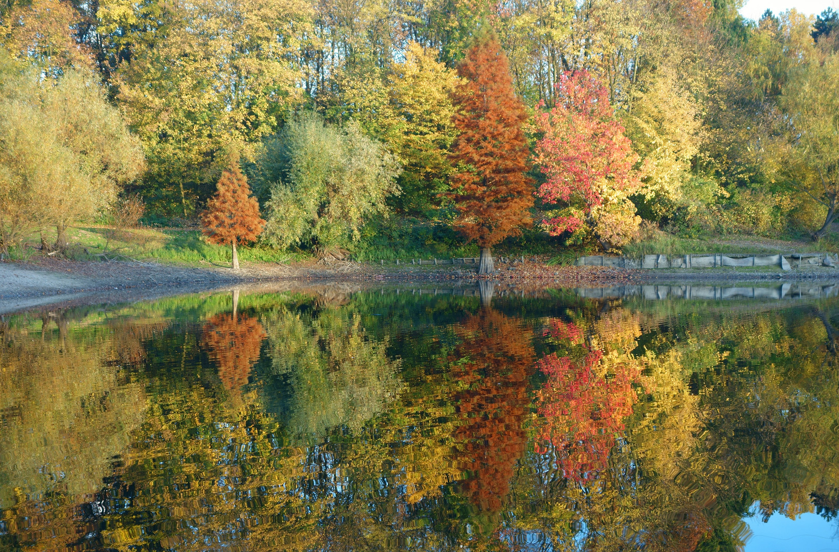 Herbstseefarben