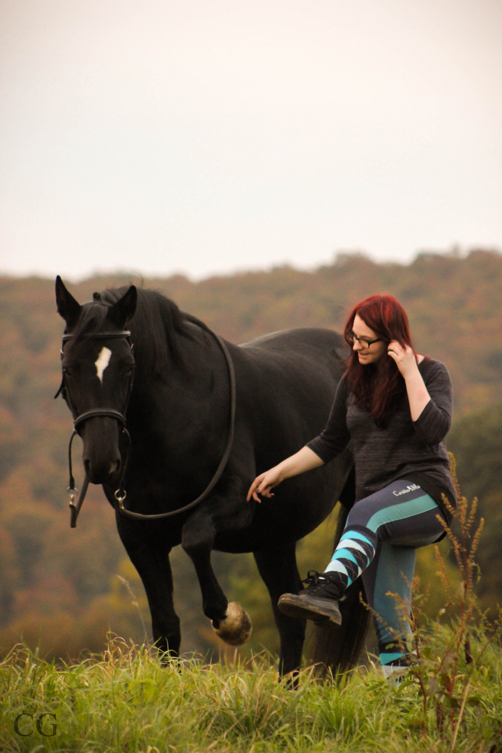 Herbstshooting mit Pferd #2