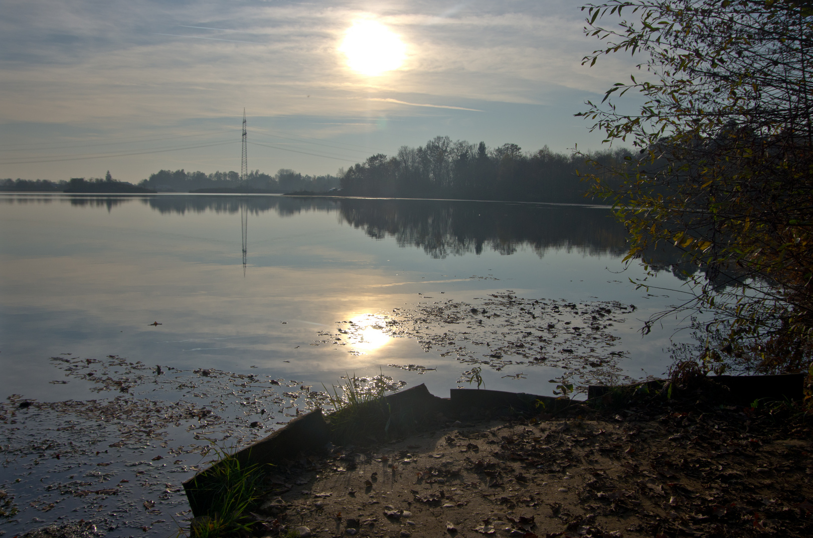 Herbstsonne am Weiher