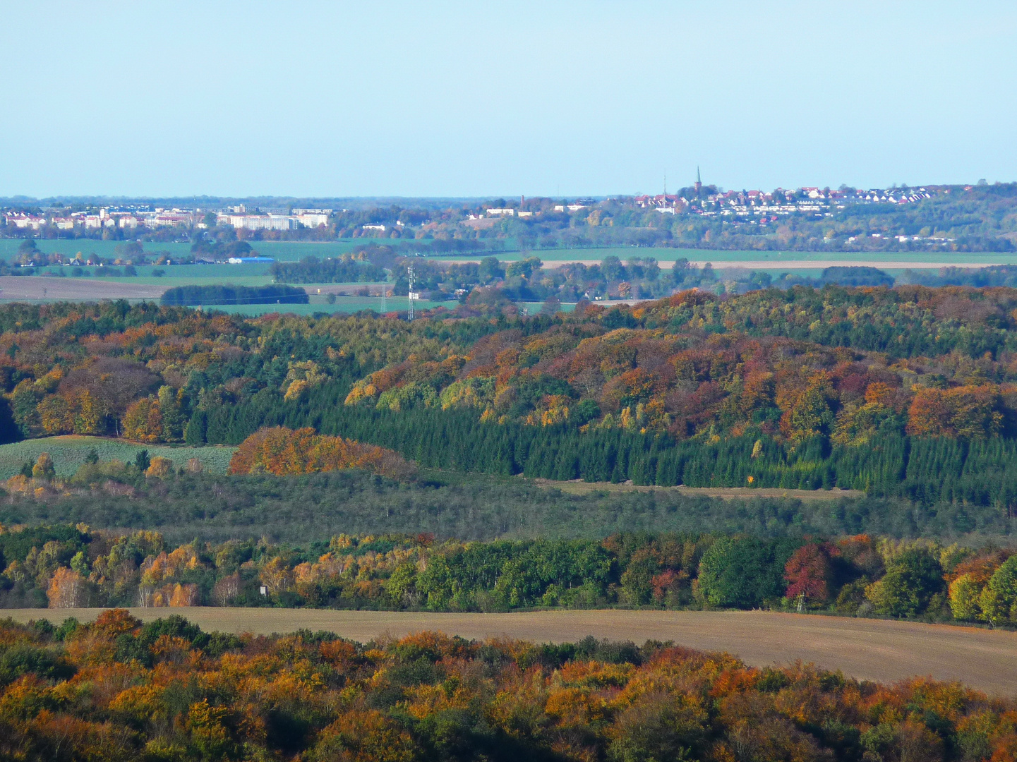 Herbstsonne über der Granitz