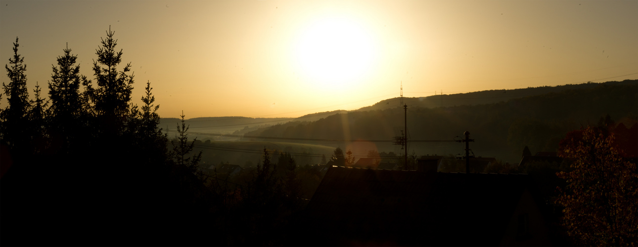 Herbstsonnenaufgang