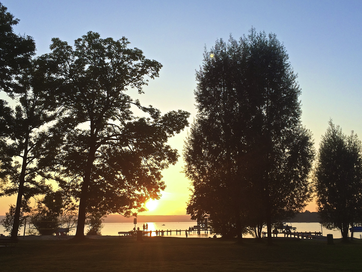 Herbstsonnenuntergang