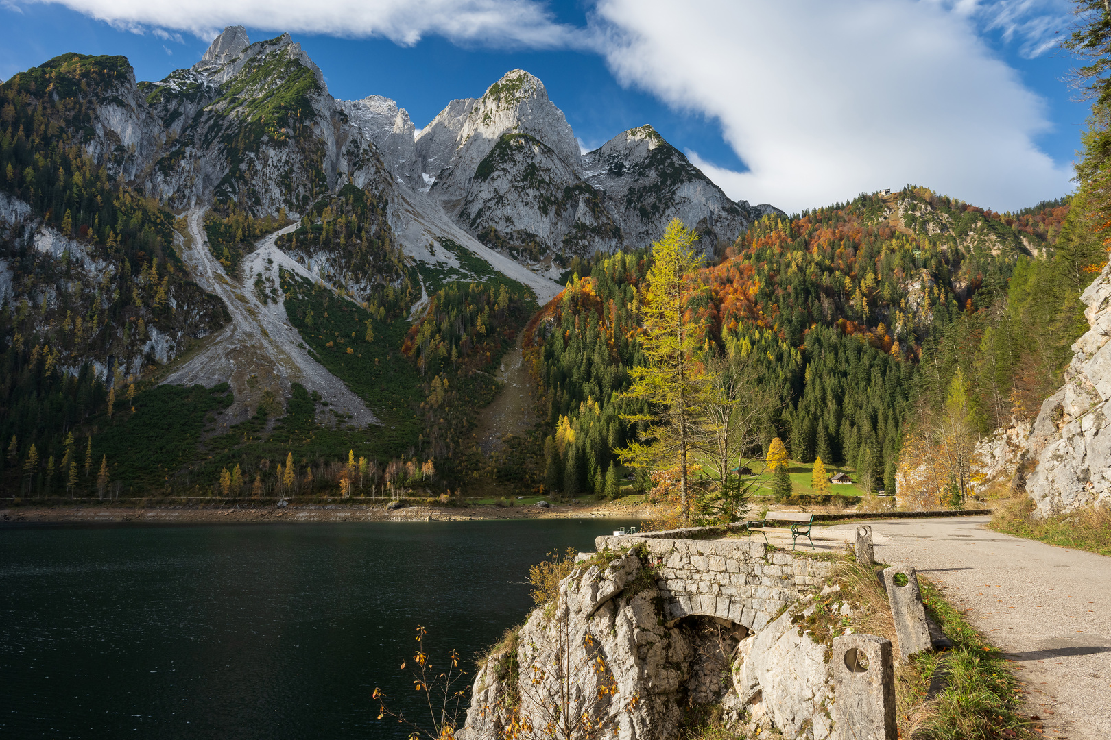 Herbstspaziergang am Gosausee