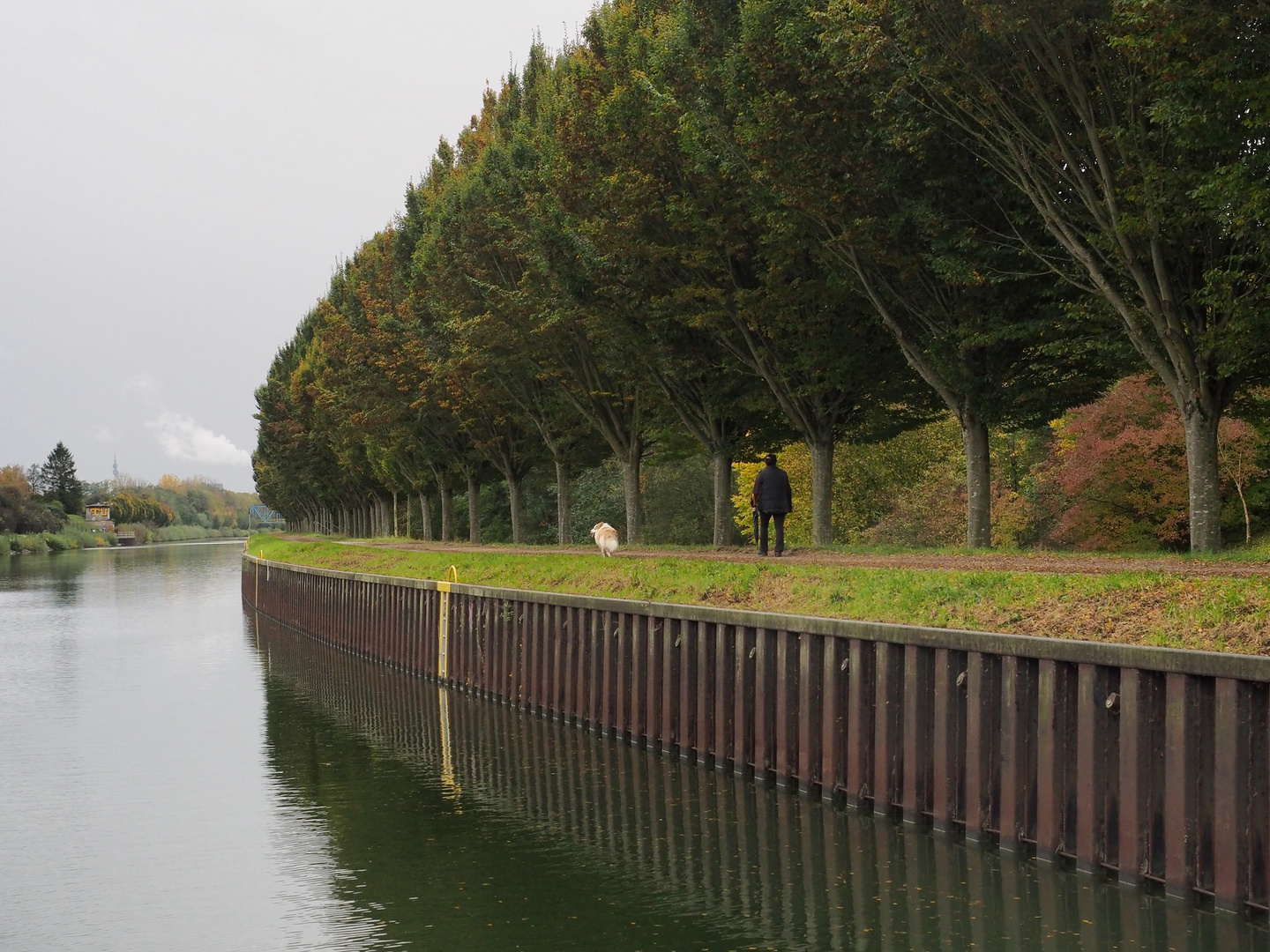 Herbstspaziergang am Kanal...