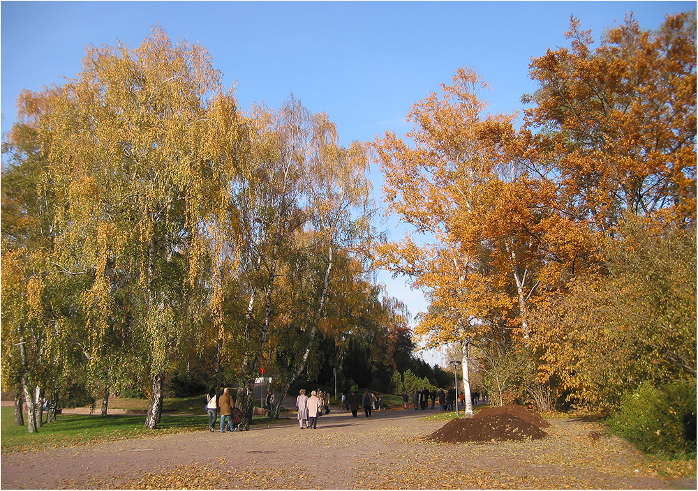 Herbstspaziergang am Killesberg in Stuttgart 2003