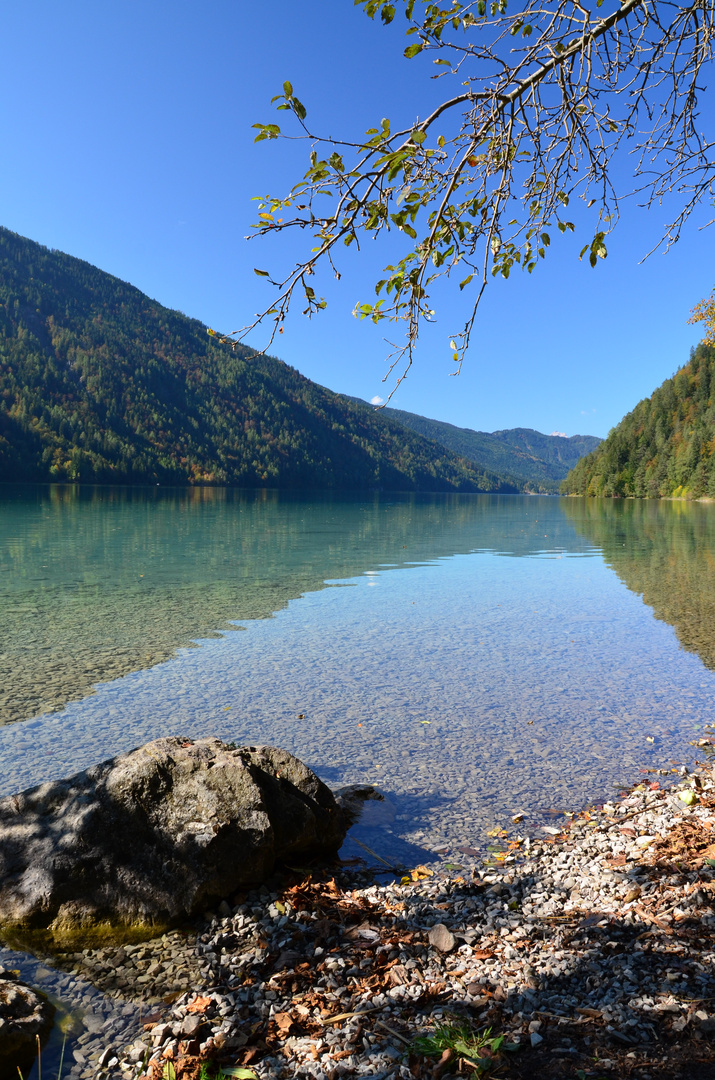 Herbstspaziergang am Weißensee