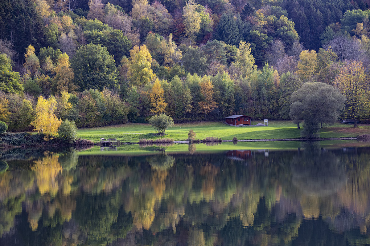 Herbstspiegelung