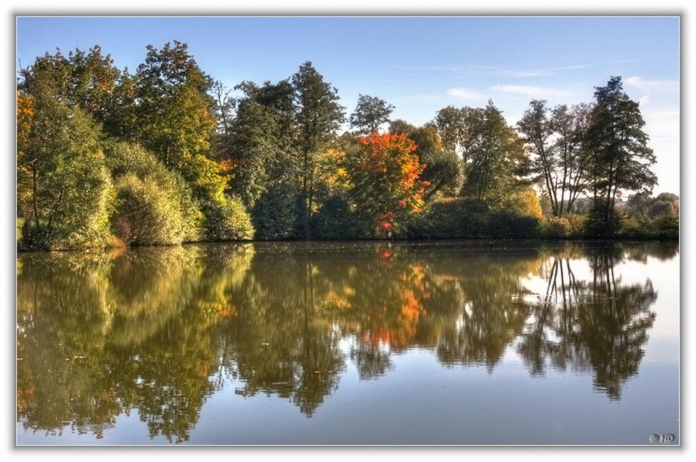 Herbstspiegelung