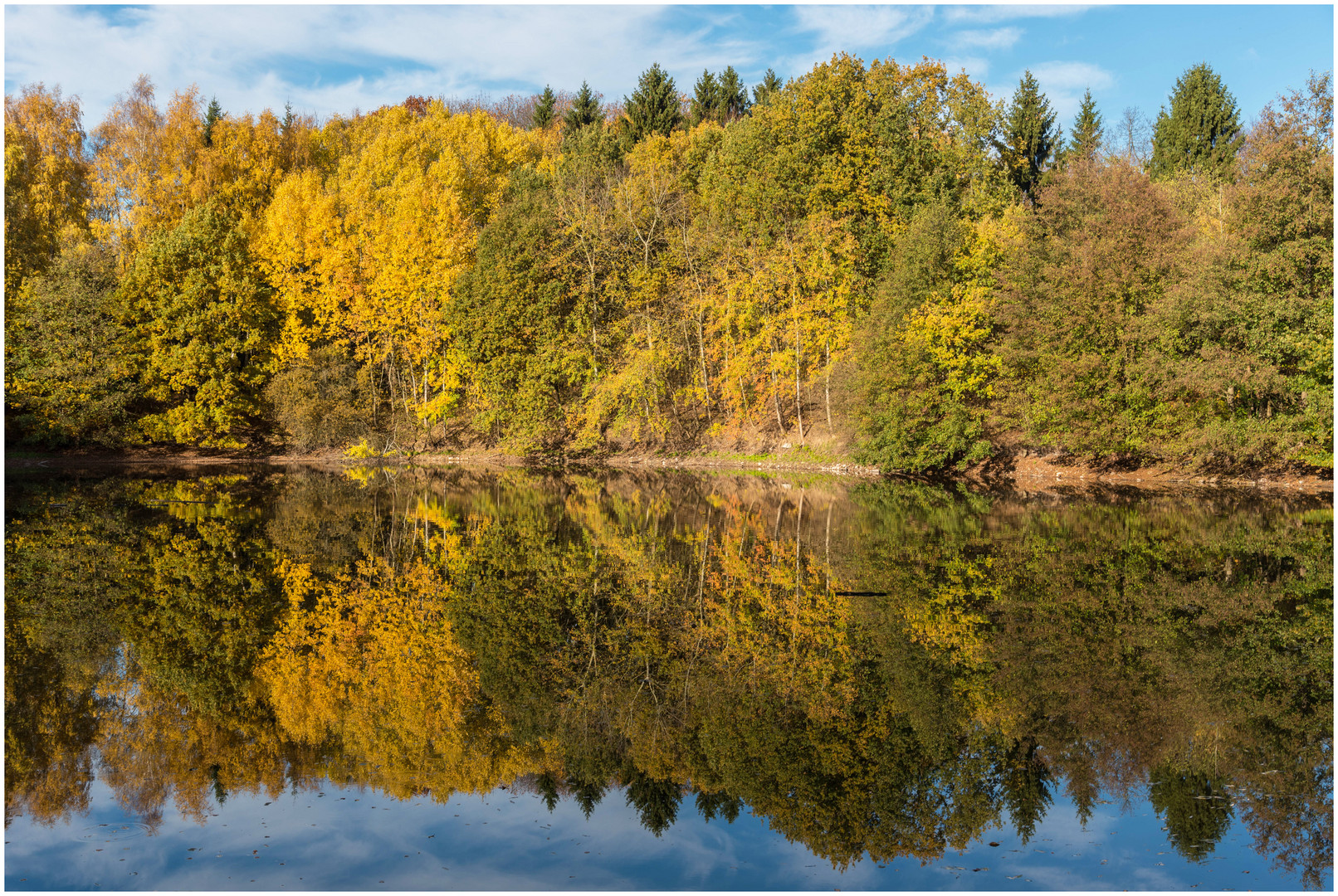 Herbstspiegelung