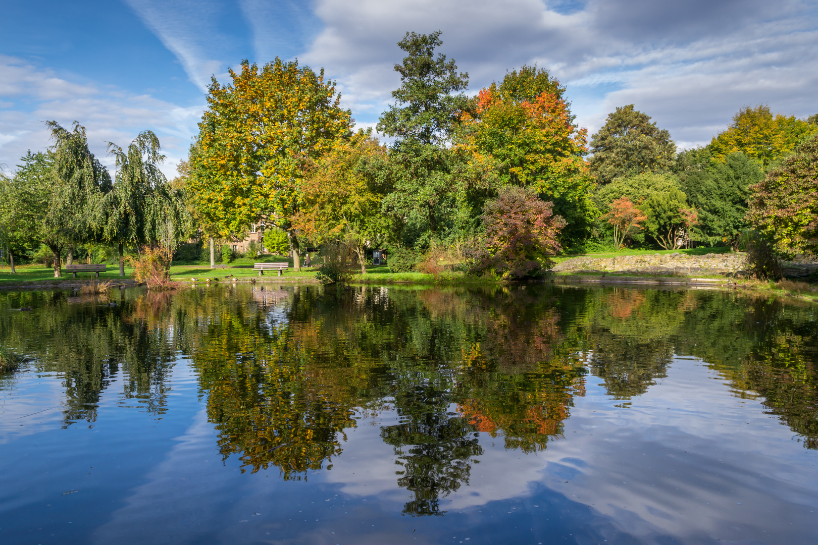 Herbstspiegelung