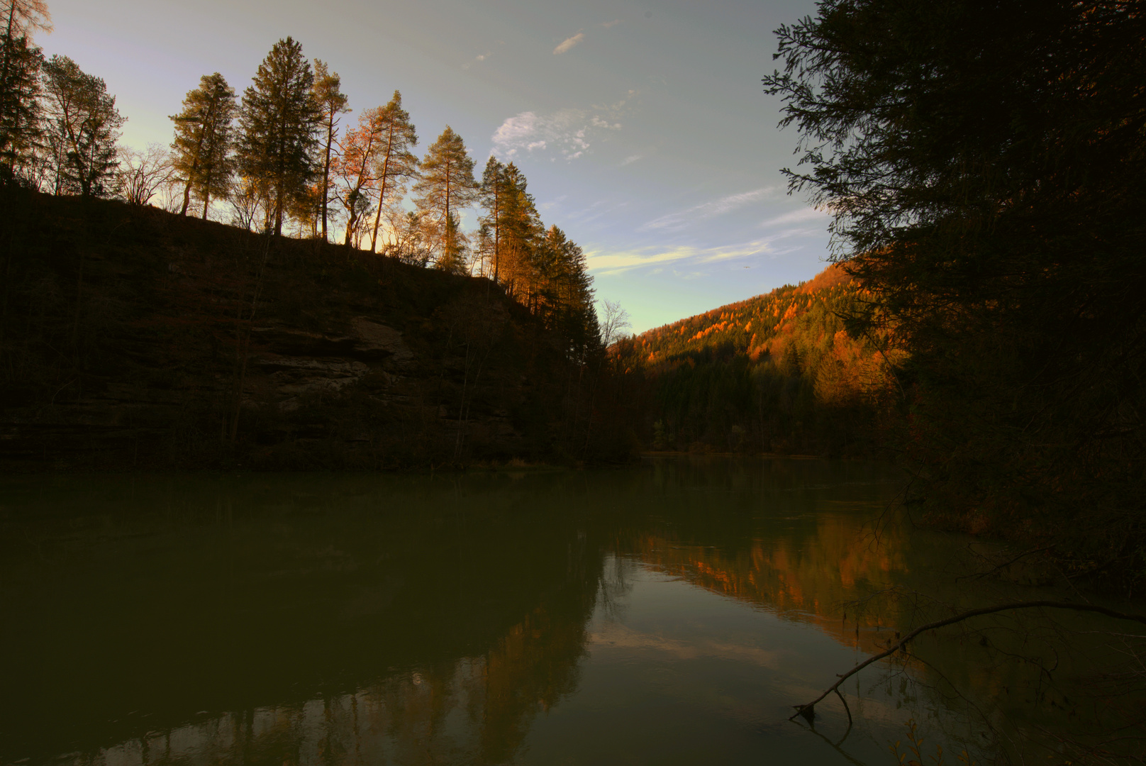 Herbstspiegelung