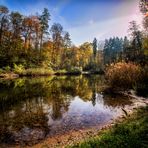 "Herbstspiegelung am Köpfersee"