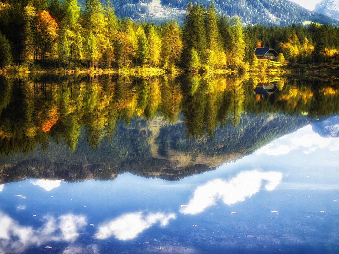 Herbstspiegelung