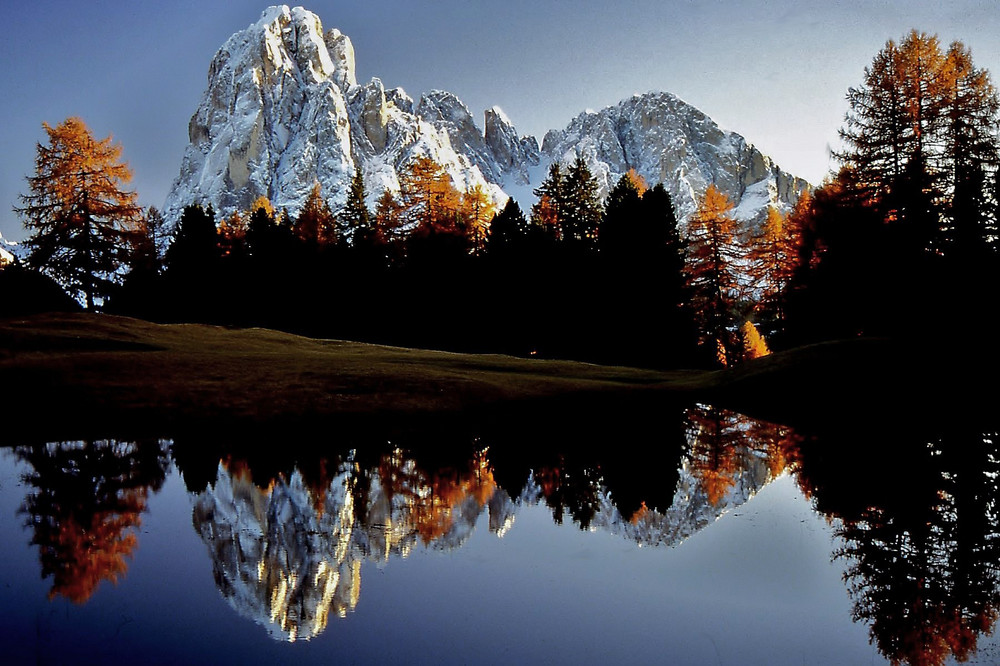 Herbstspiegelung