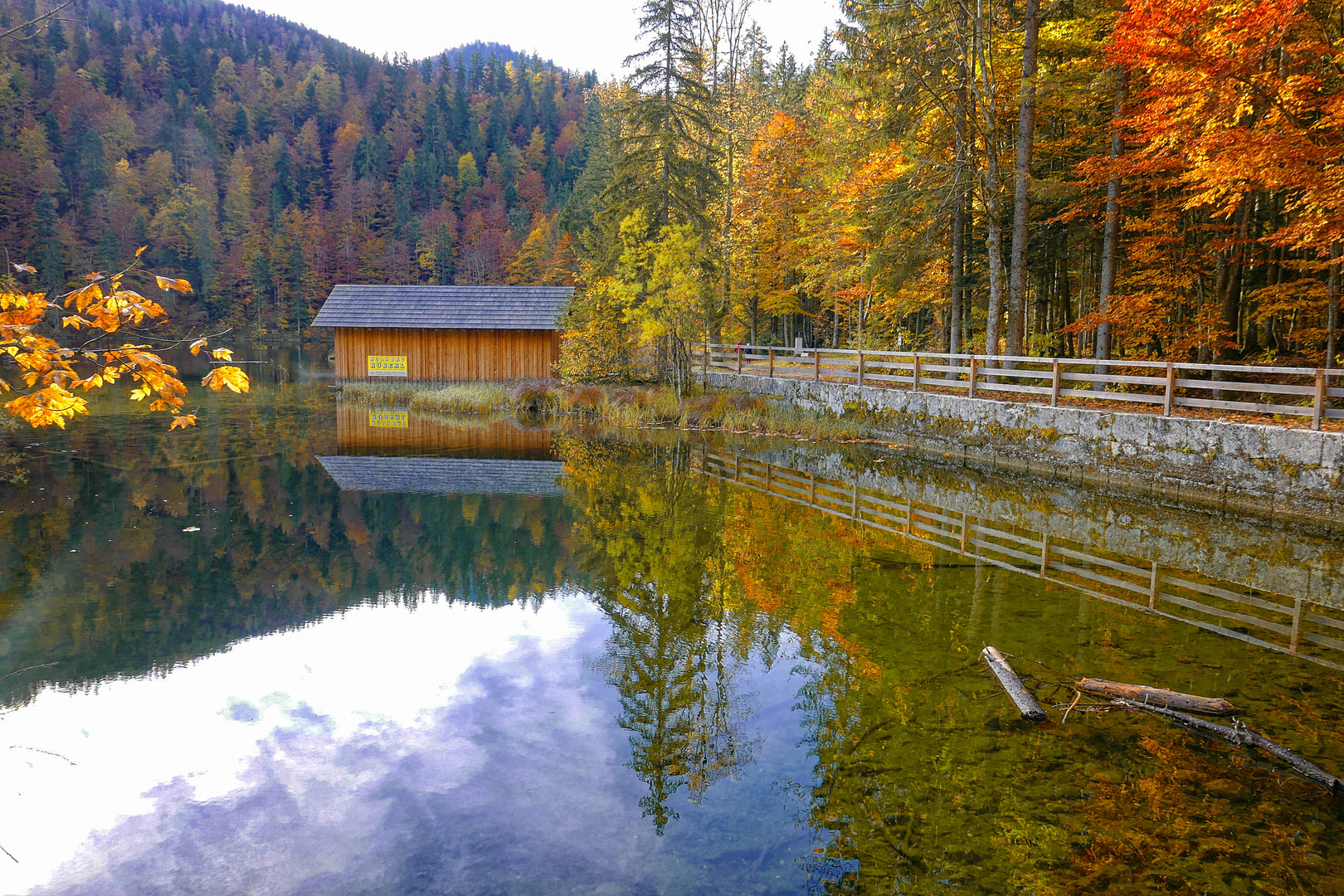 Herbstspiegelung