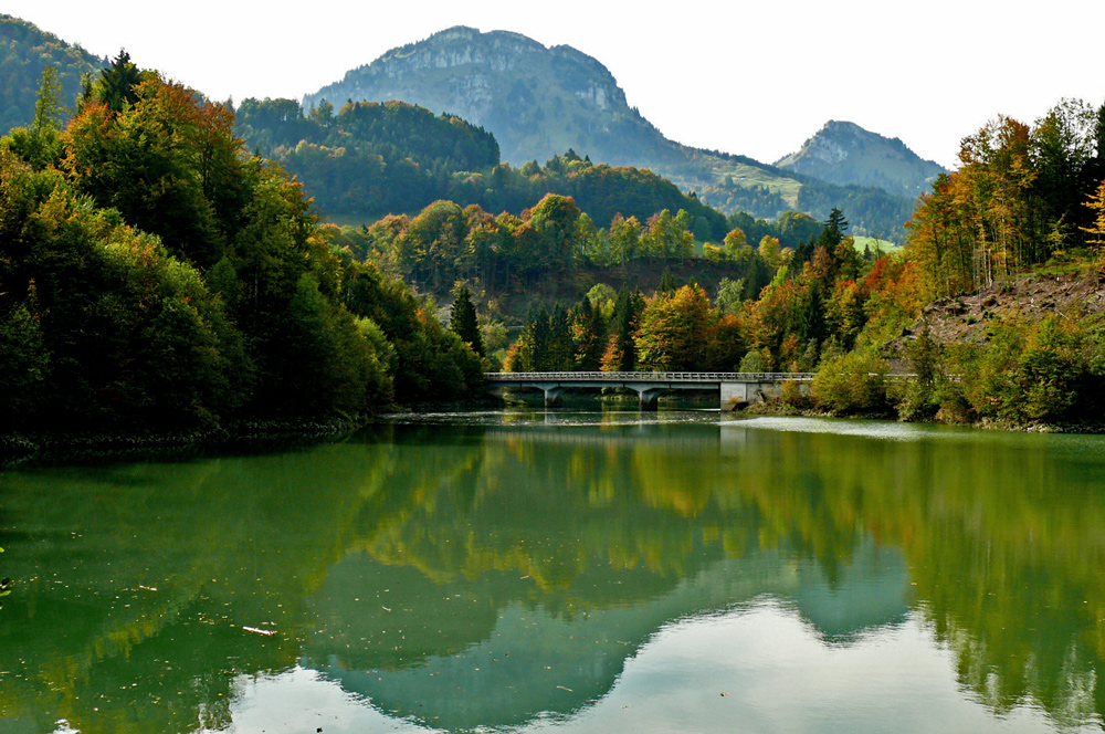 Herbstspiegelung