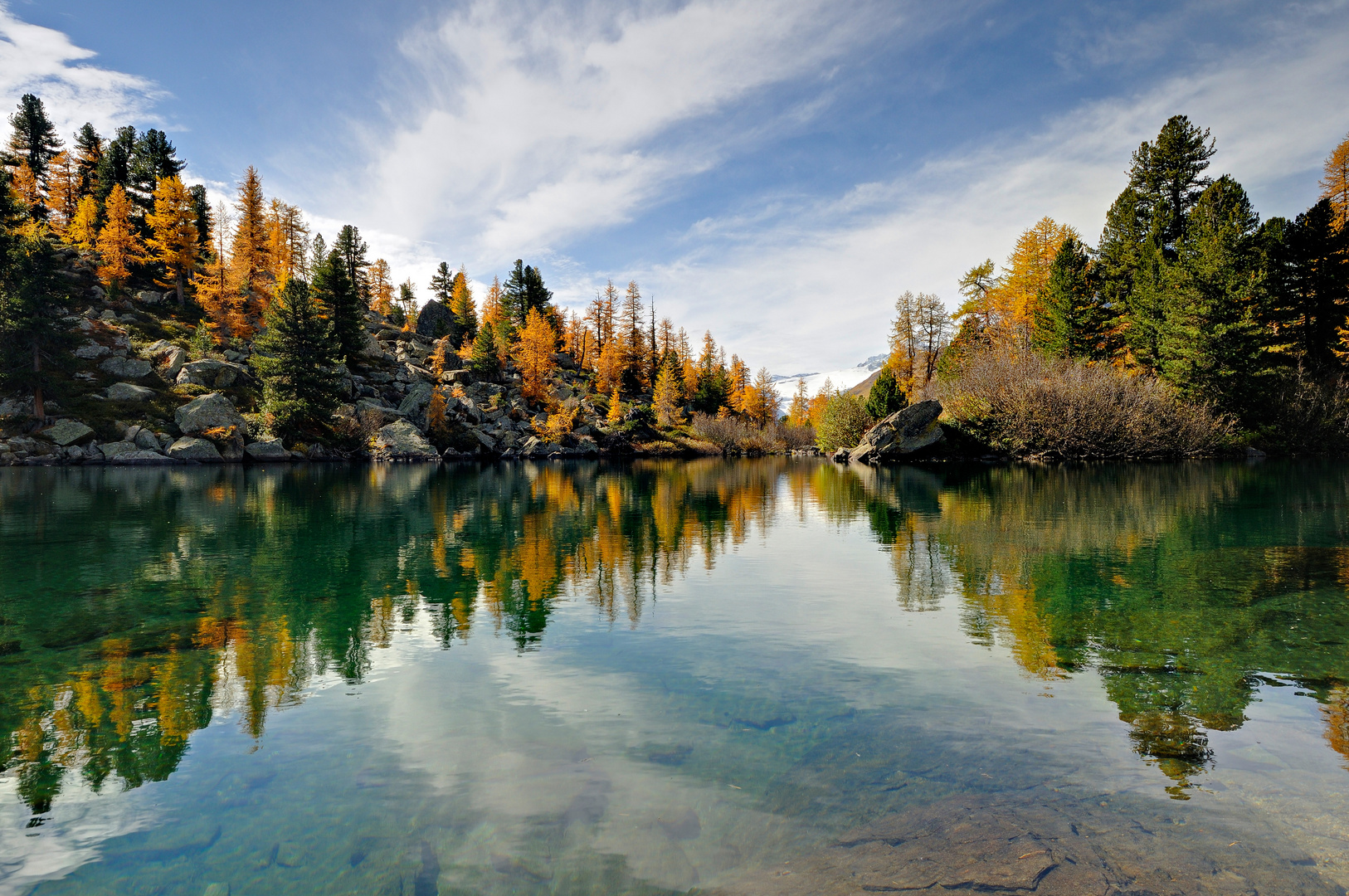 Herbstspiegelung