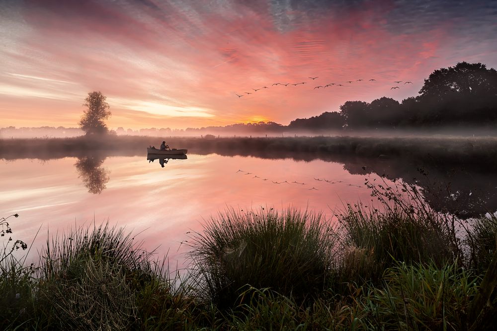 Herbststille am See