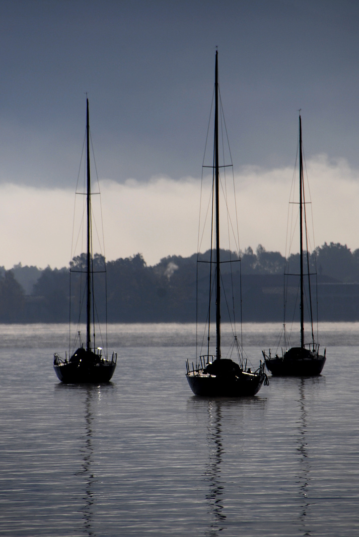 Herbststille auf dem Chiemsee