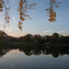 Herbststimmung am Abend, Aasee Münster 2