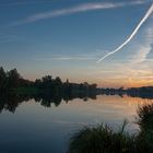 Herbststimmung am Abend, Aasee Münster 3