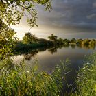 Herbststimmung am Abend im Oktober