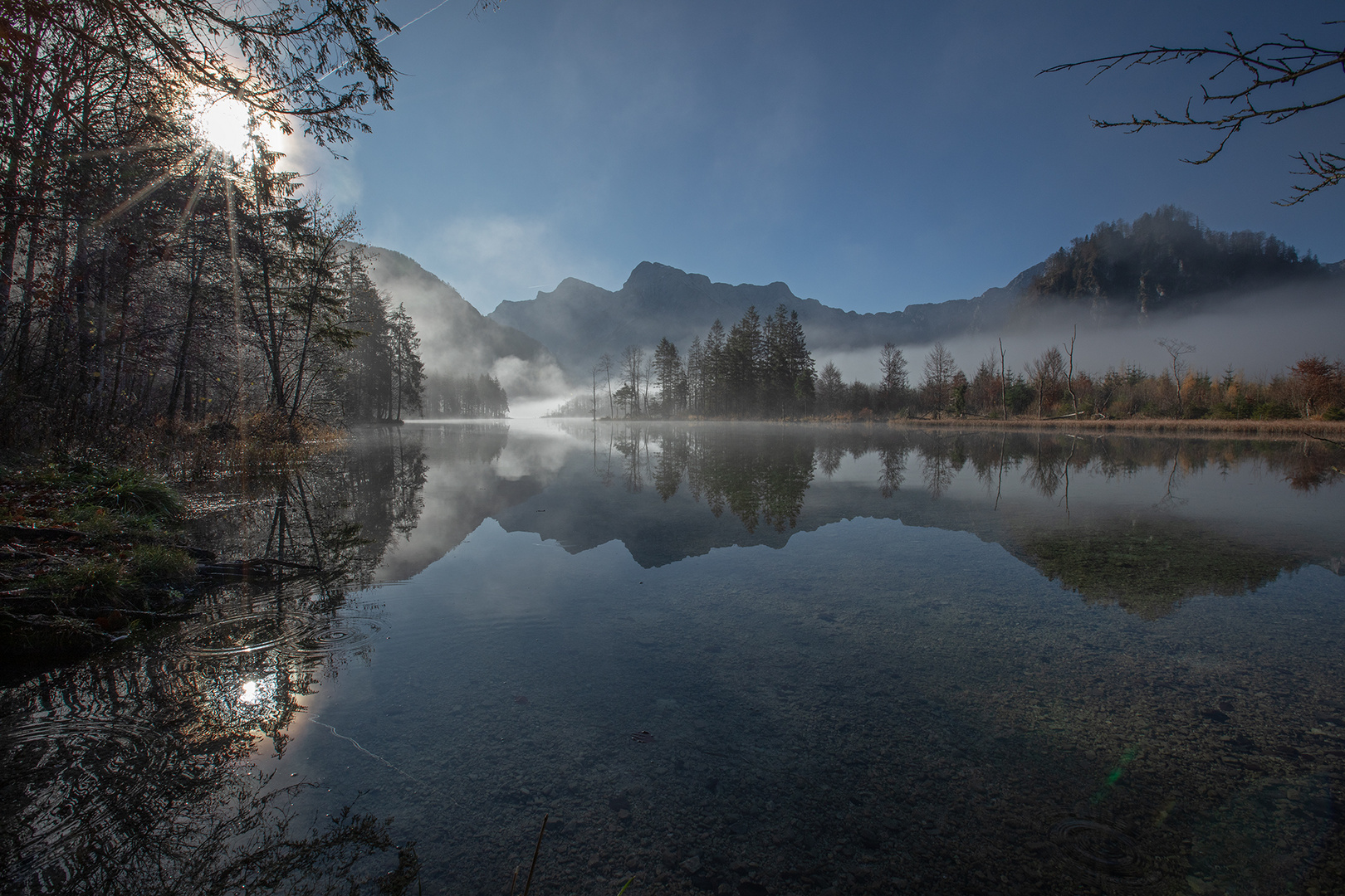 Herbststimmung am Almsee 1