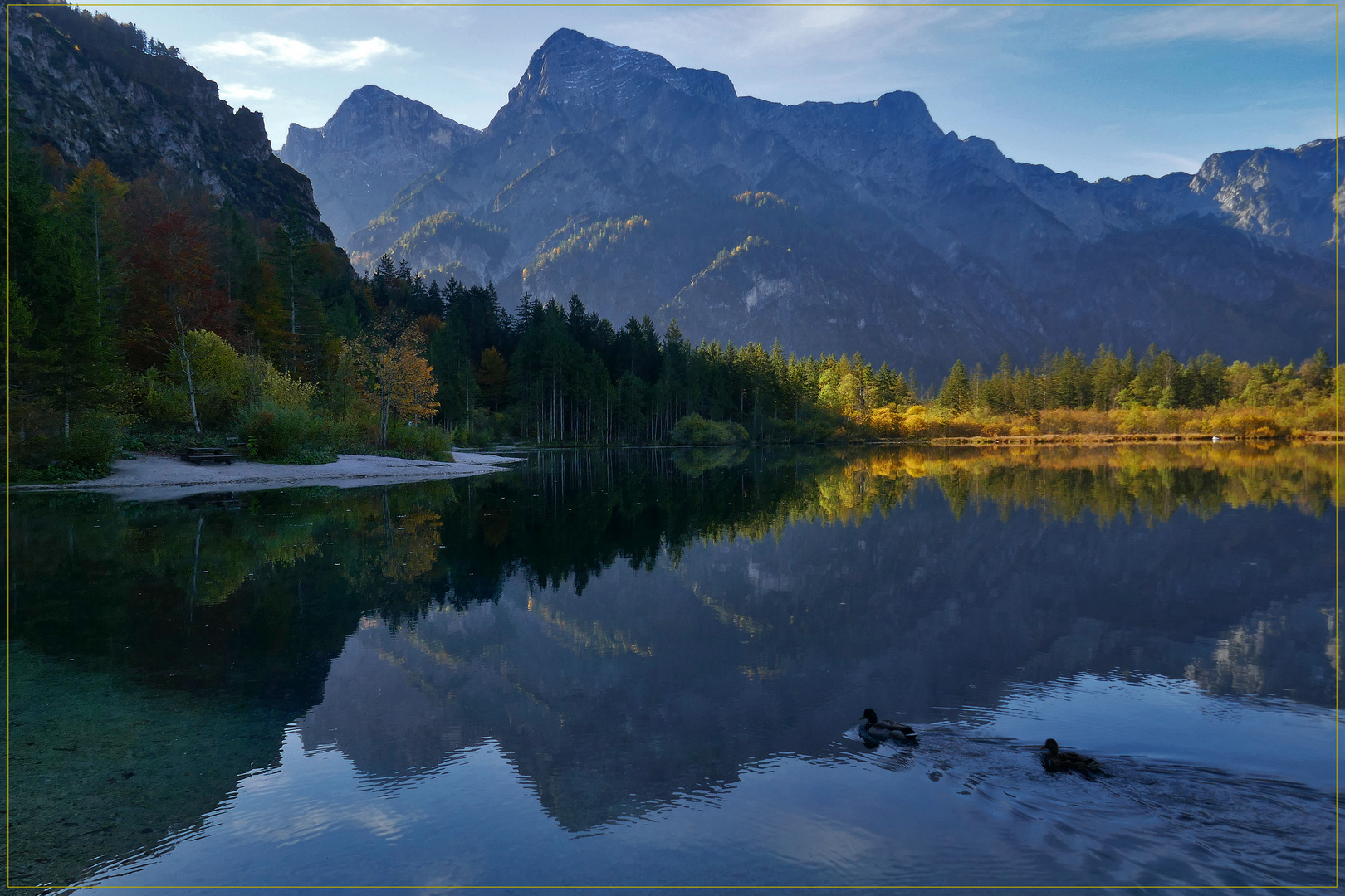 Herbststimmung am Almsee