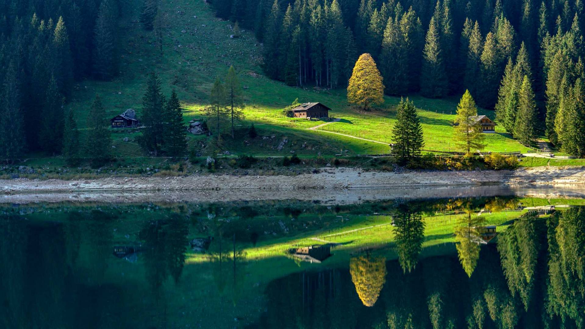 Herbststimmung am Gosaussee