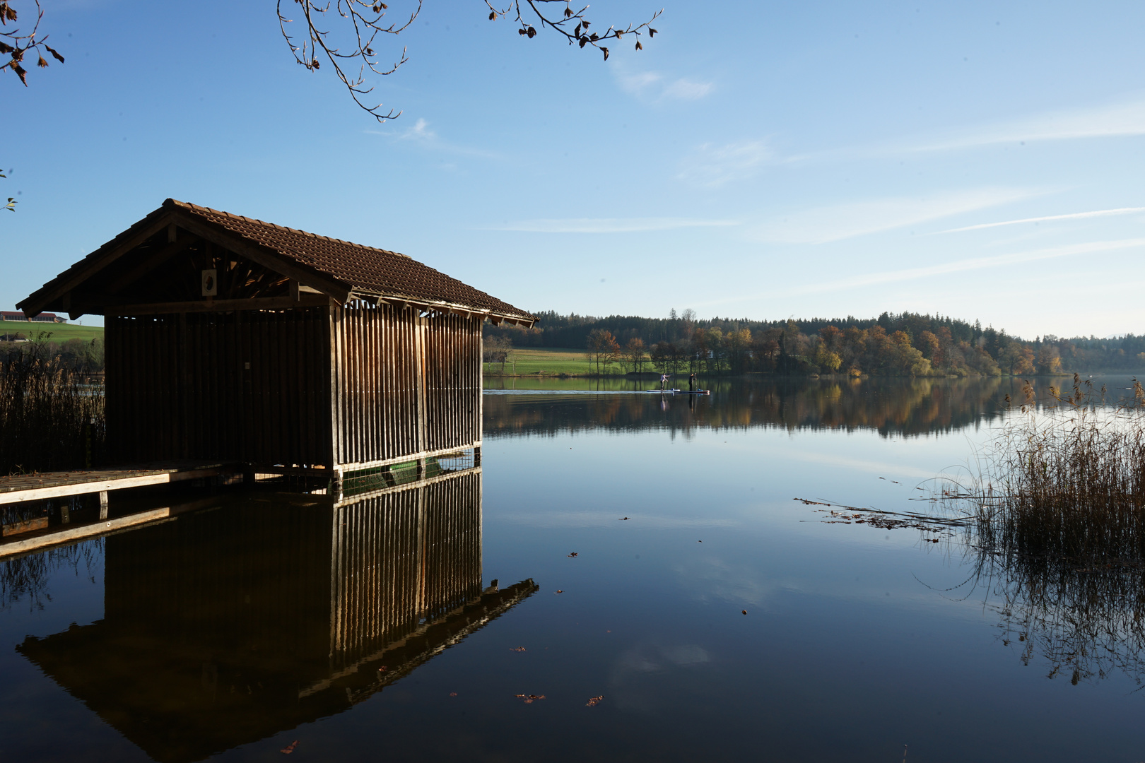 Herbststimmung am Hofstätter See (Nähe Simsee)