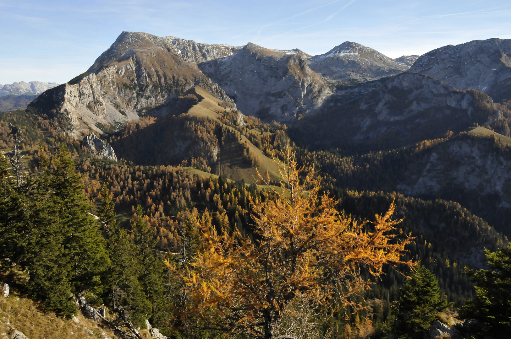 Herbststimmung am Jennergipfel