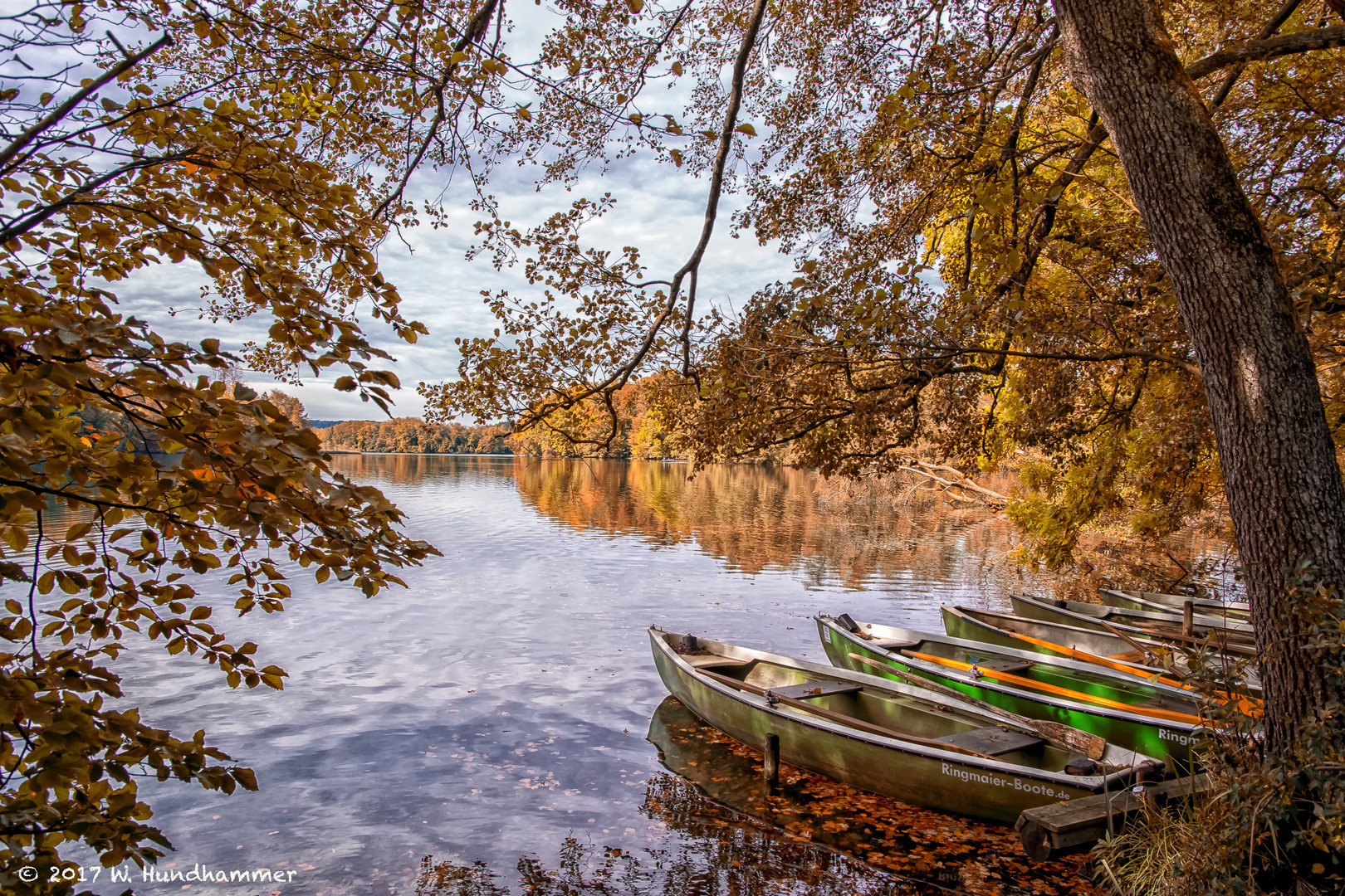 Herbststimmung am Langbürgener See