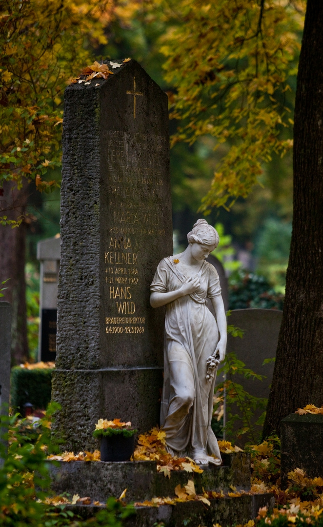 Herbststimmung am Münchner Ostfriedhof