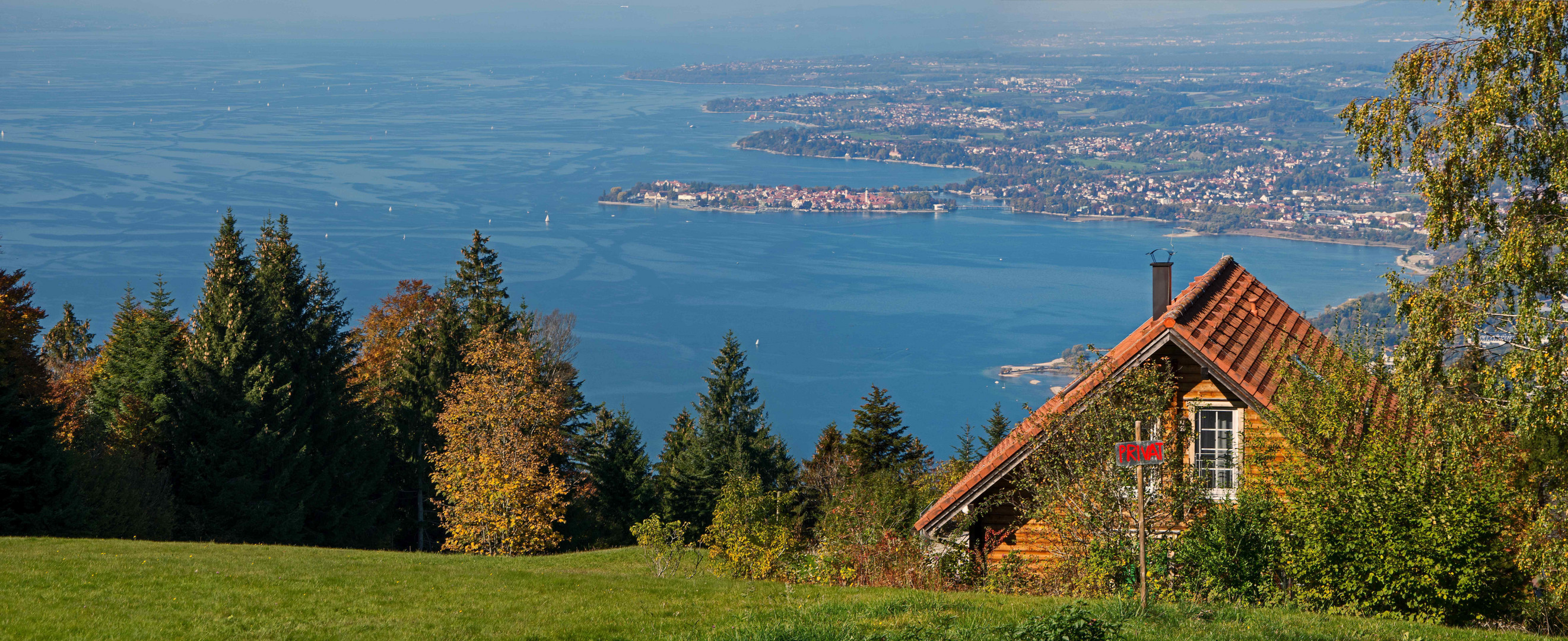 Herbststimmung am Pfänder überm Bodensee