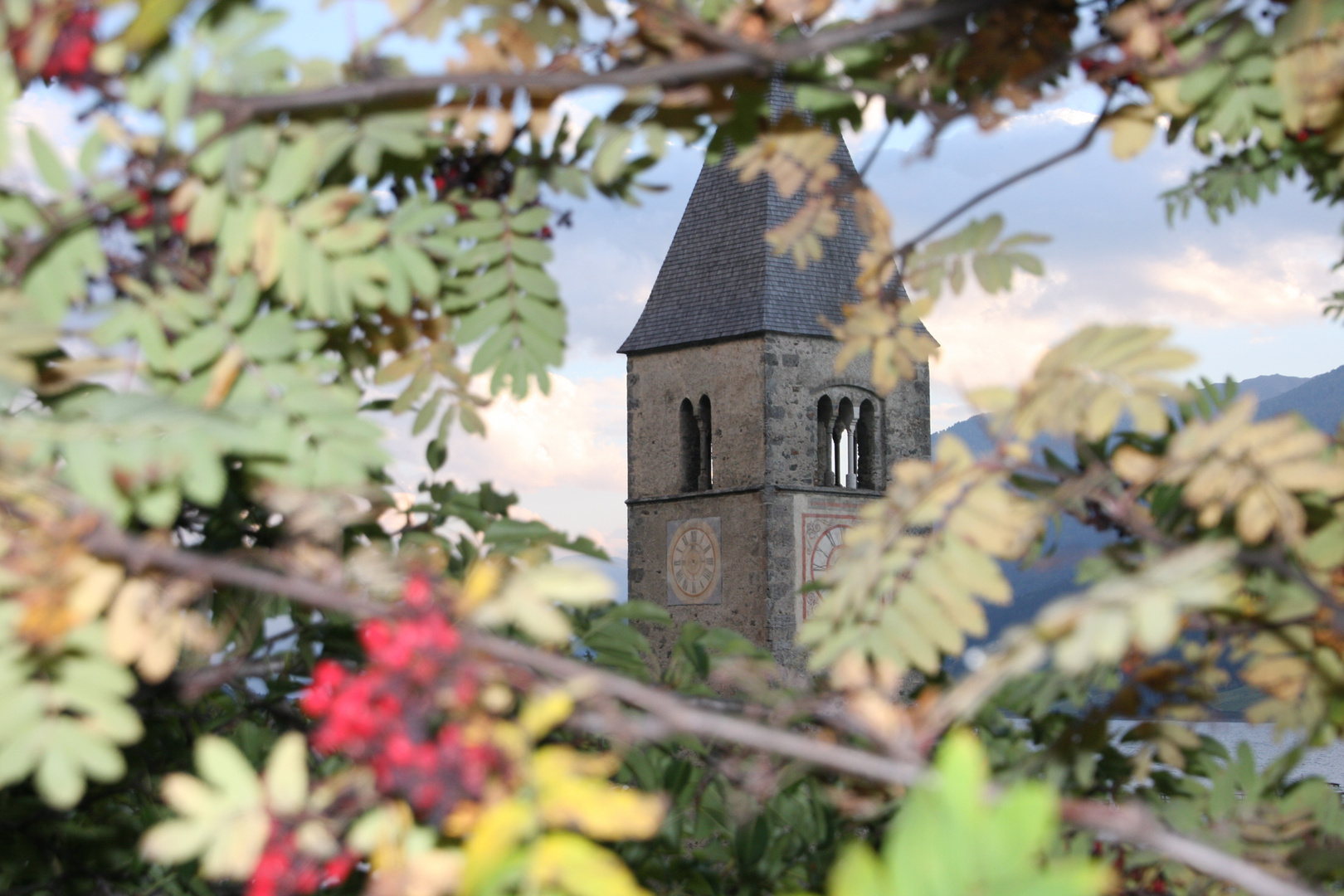 Herbststimmung am Reschenpass