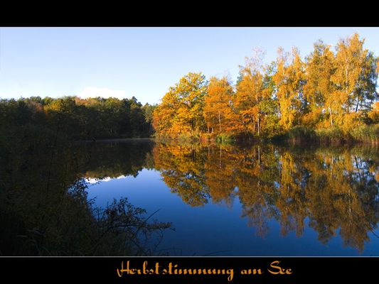 Herbststimmung am See