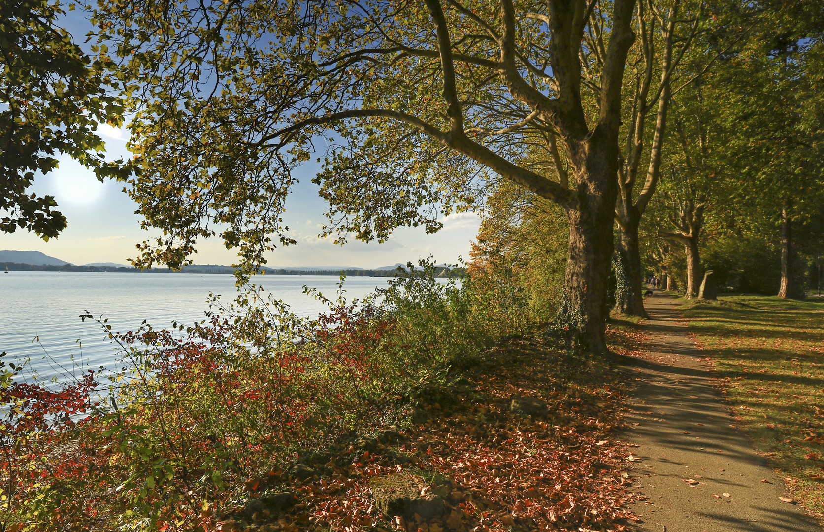 Herbststimmung am Seeufer