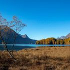 Herbststimmung am Silsersee im Engadin