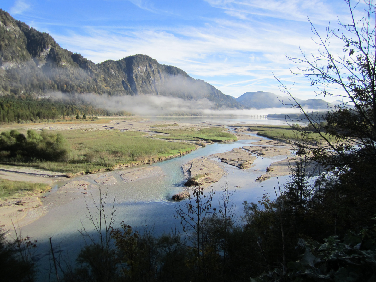 Herbststimmung am Sylvensteinspeicher